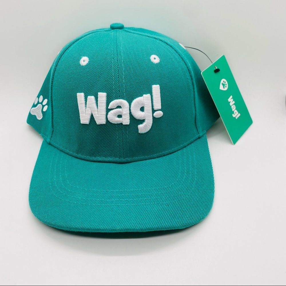 NWT Wag! Green Baseball Hat Adjustable